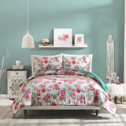 Pink Floral Comforter Bed Bath Beyond