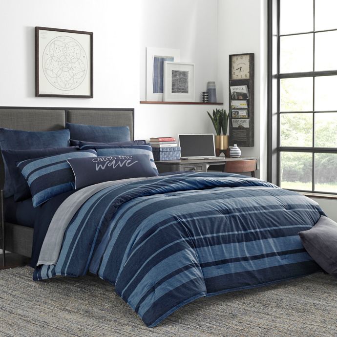 Nautica Longpoint Comforter Set In Navy Bed Bath Beyond