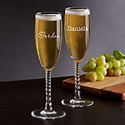 Classic Celebrations Champagne Twisted Stem Glass