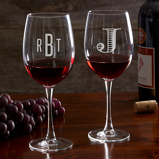 Alternate image 1 for Classic Celebrations Personalized 19.25 oz Red Wine Glass