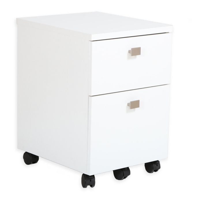 South Shore Interface 2 Drawer Mobile File Cabinet Bed Bath And