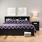 Alternate image 3 for Prepac&trade; Sonoma 2-Drawer Nightstand with Open Shelf in Black