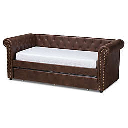 Baxton Studio Darcy Twin Daybed with Trundle