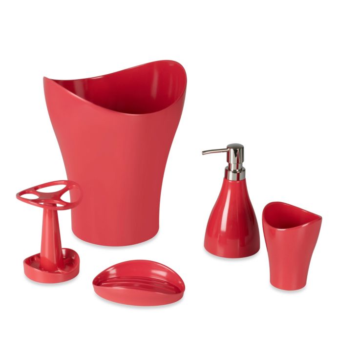 Umbra® Curvino Waste Basket in Azalea Bed Bath and Beyond Canada