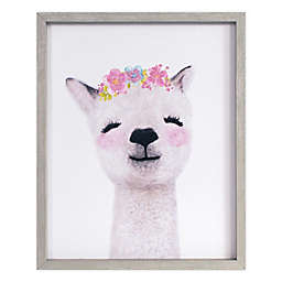 Marmalade Baby Llama 16-Inch x 20-Inch Framed Wall Art