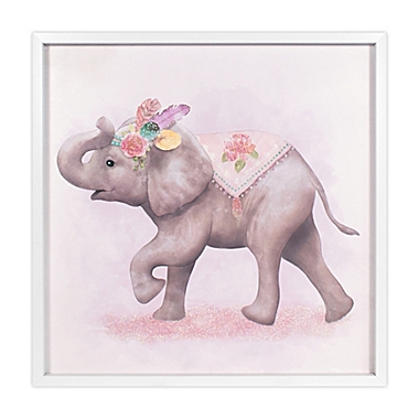 Marmalade&trade; Boho Elephant 24-Inch Square Framed Canvas Wall Art. View a larger version of this product image.