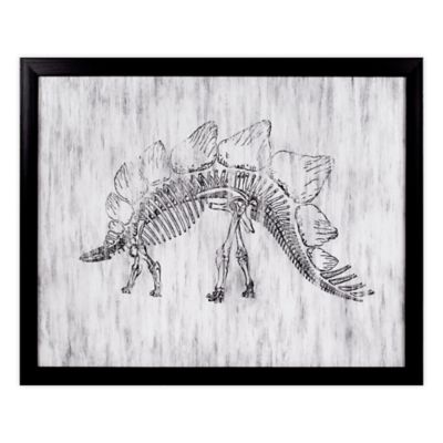 Marmalade&trade; Stegosaurus 16-Inch x 20-Inch Framed Canvas Wall Art