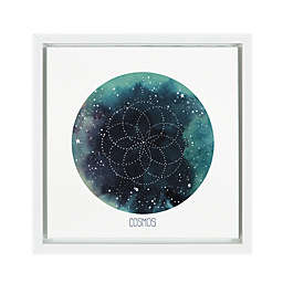 Marmalade™ Celestial Orb III 12-Inch Square Framed Canvas Wall Art in Gloss White