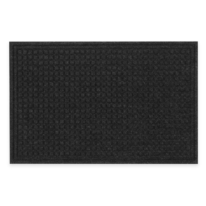 Tire Tuff™ Textures Squares Door Mat In Onyx Bed Bath And Beyond