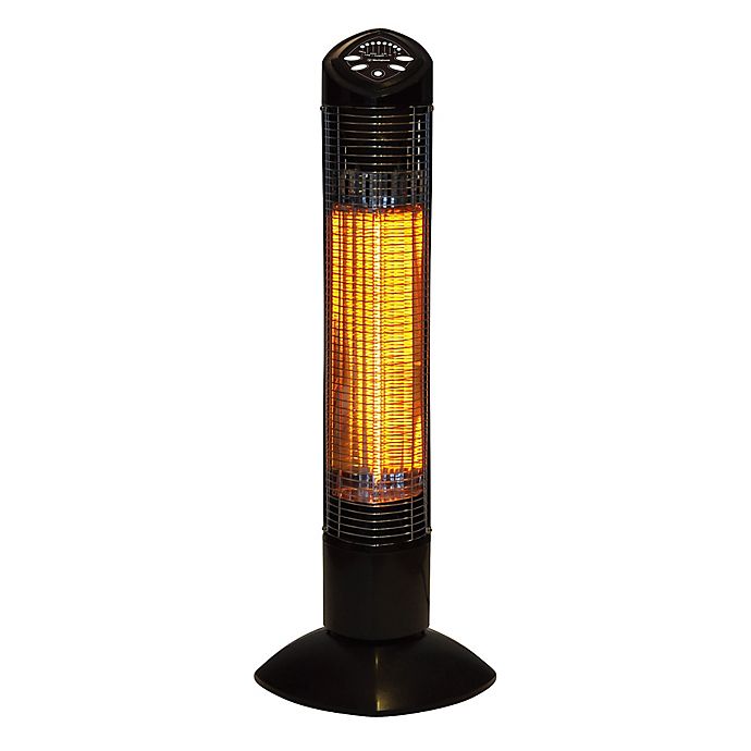 Westinghouse Infrared Electric Outdoor Tower Heater in Black Bed Bath