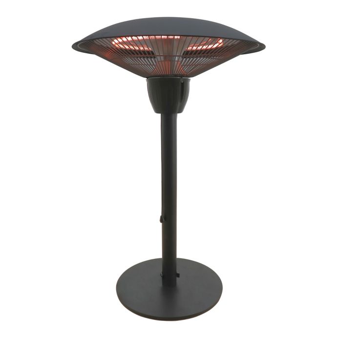 Westinghouse Infrared Electric Table Top Heater In Black Bed