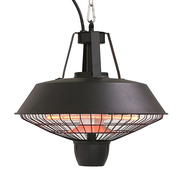 Westinghouse Infrared Electric Hanging Patio Heater in Black Bed Bath