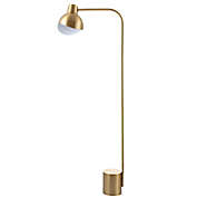 Safavieh Violetta LED Floor Lamp in Brass/Gold with Metal Shade