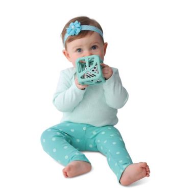 Munch Baby Malarkey Kids Chew Cube in Mint. View a larger version of this product image.
