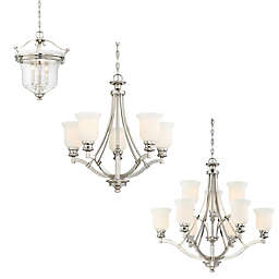 Minka-Lavery Audrey's Point Lighting Collection in Polished Nickel