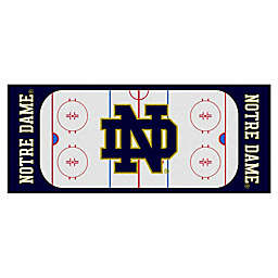 University of Notre Dame ND Logo Hockey Rink Carpeted Runner Mat