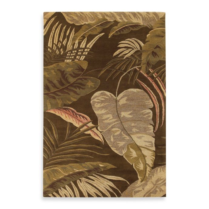 KAS Havana Rainforest Rug in Mocha Bed Bath & Beyond