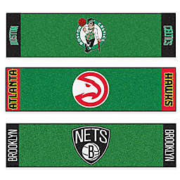 NBA 6-Foot Putting Green Mat with Ball Cup Back-Stop Collection