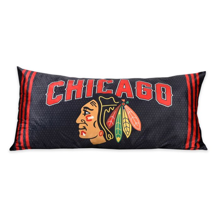 NHL Chicago Blackhawks Micromink Body Pillow Bed Bath and Beyond Canada