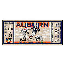 Auburn University Game Ticket Carpeted Runner Mat