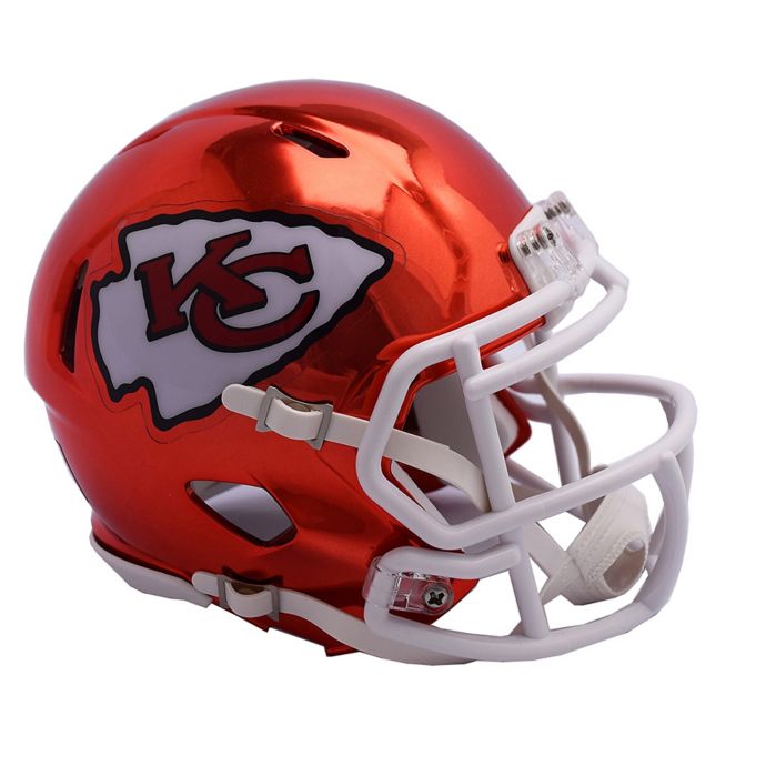 Riddell Nfl Kansas City Chiefs Chrome Series Speed Mini Football Helmet Bed Bath Beyond