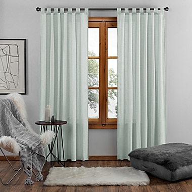 UGG&reg; Riley 95-Inch Tab Top Window Curtain Panel in Agave (Single). View a larger version of this product image.
