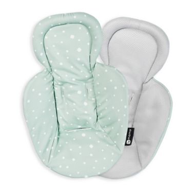 4moms&reg; Newborn Reversible Cool Mesh Insert in Dark Grey/Aqua. View a larger version of this product image.