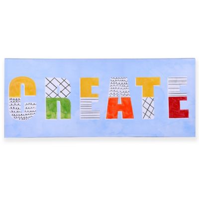 Marmalade&trade; Create Blocks 17-Inch x 40-Inch Wrapped Canvas Wall Art