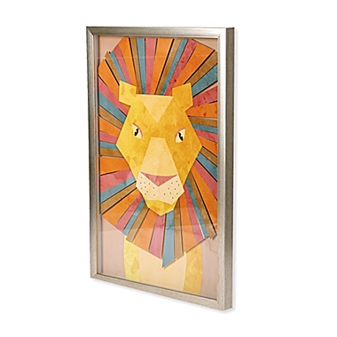 Marmalade&trade; Vibrant Lion 16-Inch x 24-Inch Shadow Box Wall Art. View a larger version of this product image.