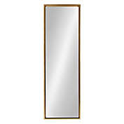 Kate and Laure&trade; Evans 18-Inch x 58-Inch Free Standing Easel Floor Mirror in Gold