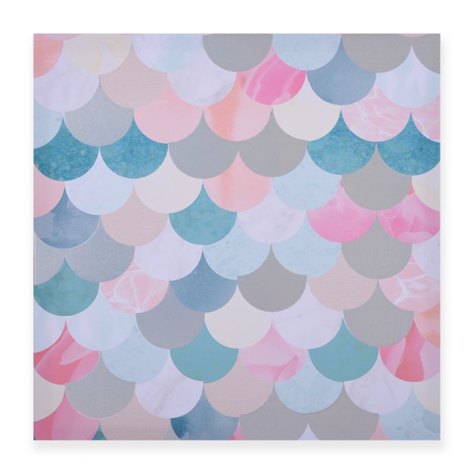 Marmalade Hologram Mermaids 12 Inch X 12 Inch Wrapped Canvas Wall Art Buybuy Baby