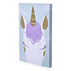 Alternate image 1 for Marmalade&trade; Unicorn Lashes 16-Inch x 24-Inch Wrapped Canvas Wall Art