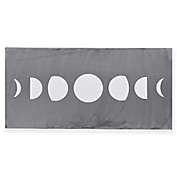 Marmalade&trade; Moon Phases 40-Inch x 20-Inch Embroidered Velvet Wall Art in Dark Grey/Black