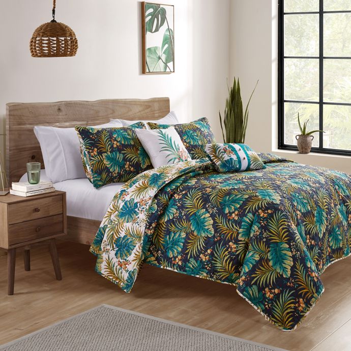 VCNY Home Key West Reversible Quilt Set Bed Bath & Beyond