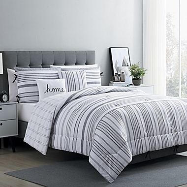 VCNY Home Farmhouse Princeton Reversible 5-Piece Comforter Set. View a larger version of this product image.