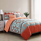 Alternate image 0 for VCNY Home Ezra Reversible Full/Queen Comforter Set in Orange