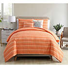 Alternate image 2 for VCNY Home Ezra Reversible Full/Queen Comforter Set in Orange