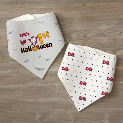 my first halloween bib