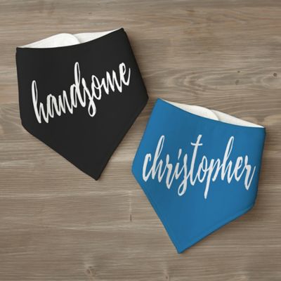 personalized bandana bibs