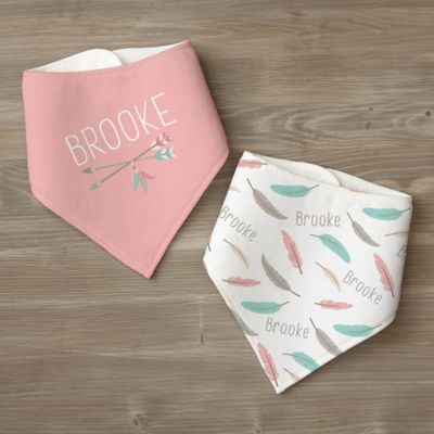 terry cloth bandana bib