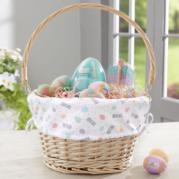 Personalized Easter Baskets / Personalized Easter Basket Kids Monogrammed - Gifts Happen ... : 10 personalized easter baskets that are way too cute—and make a great gift.