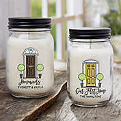 Our First Home Personalized Farmhouse Candle Jar