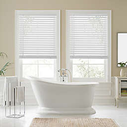Real Simple® Faux Wood Cordless Shade in White