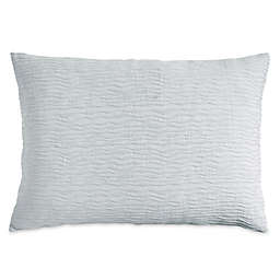 DKNY Stonewashed Matelasse Standard Pillow Sham in Lunar Rock
