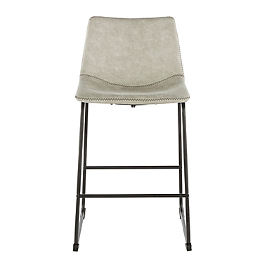 LumiSource&reg; Duke Counter Stools in Grey (Set of 2). View a larger version of this product image.