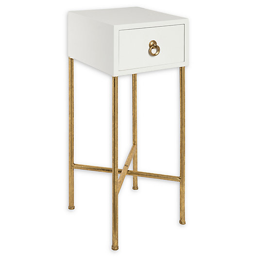Alternate image 1 for Kate and Laurel Decklyn Accent Table in White