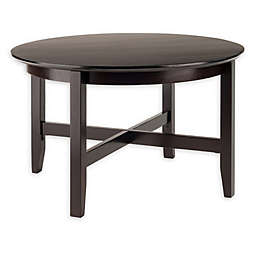 Winsome Trading Toby Round Coffee Table in Espresso