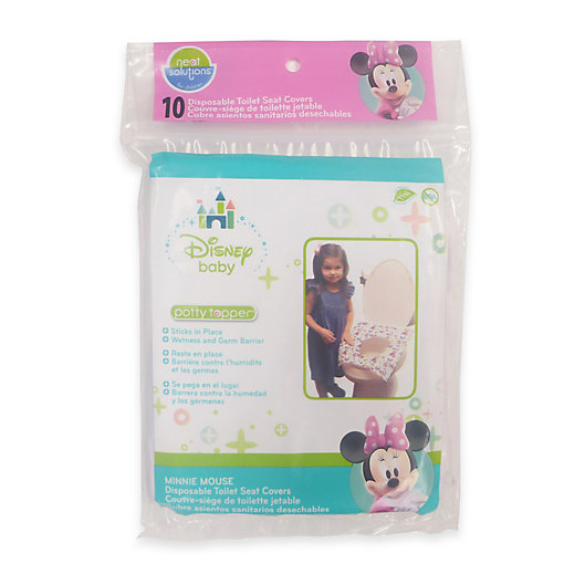 Alternate image 1 for Neat Solutions® 10-Count Minnie Mouse Bow-tique Potty Topper