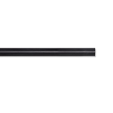 Cambria&reg; Farmhouse 96-Inch Single Rod with Sconce in Black. View a larger version of this product image.