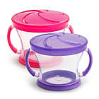 Alternate image 0 for Munchkin&reg; Snack Catcher&reg; 9 oz. Snack Containers in Pink/Purple (Set of 2)